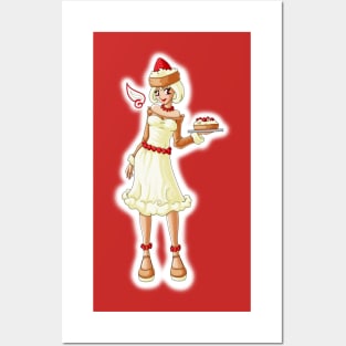 Strawberry Cream - Sweet Fairies Posters and Art